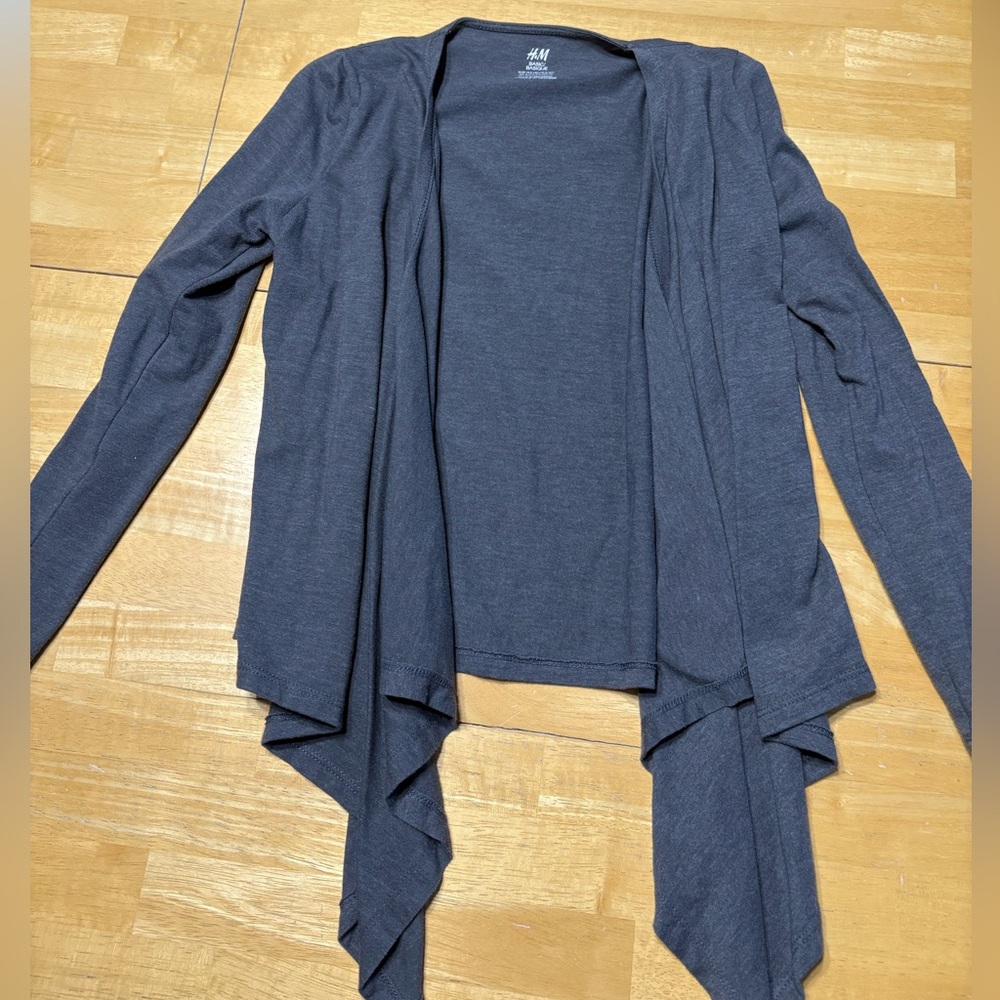 Dark gray cardigan
